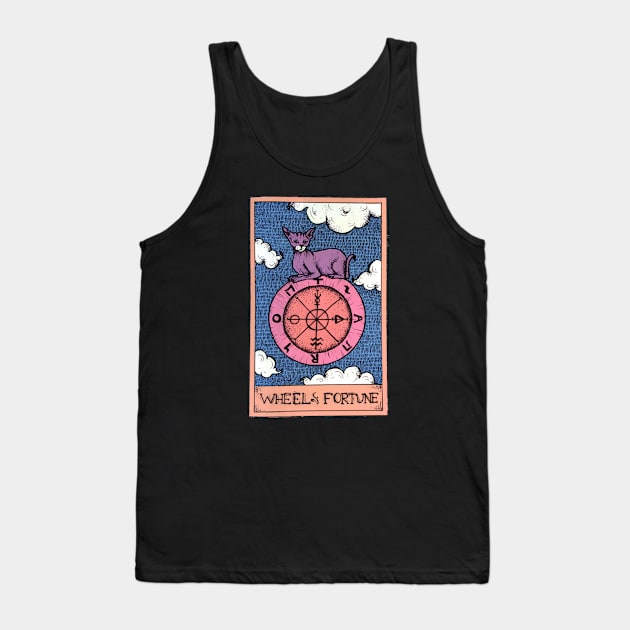 Wheel And Fortune Tank Top by dezintegracija